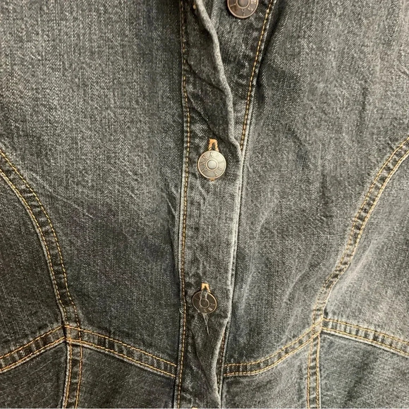 Anna Sui  Corset Style Denim Jacket - Picture 11 of 14